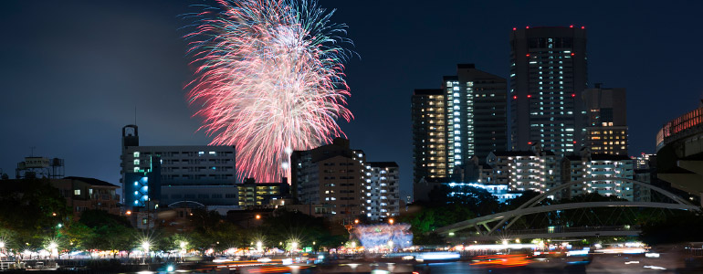天神祭奉納花火