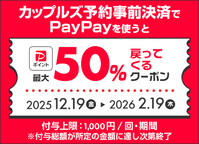PayPay決済でPayPayポイントが最大50%戻ってくる！