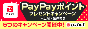 カップルズ予約でPayPayが使える！対応ホテルをご紹介