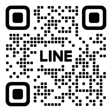 LINEのお友達登録へのQRコード