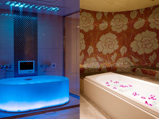 貝殻ベッド/光る浴槽＆浴室 光る浴槽＆浴室