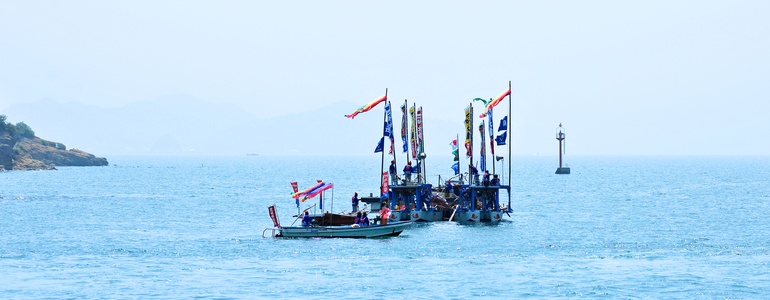 福山・鞆の浦観光鯛網