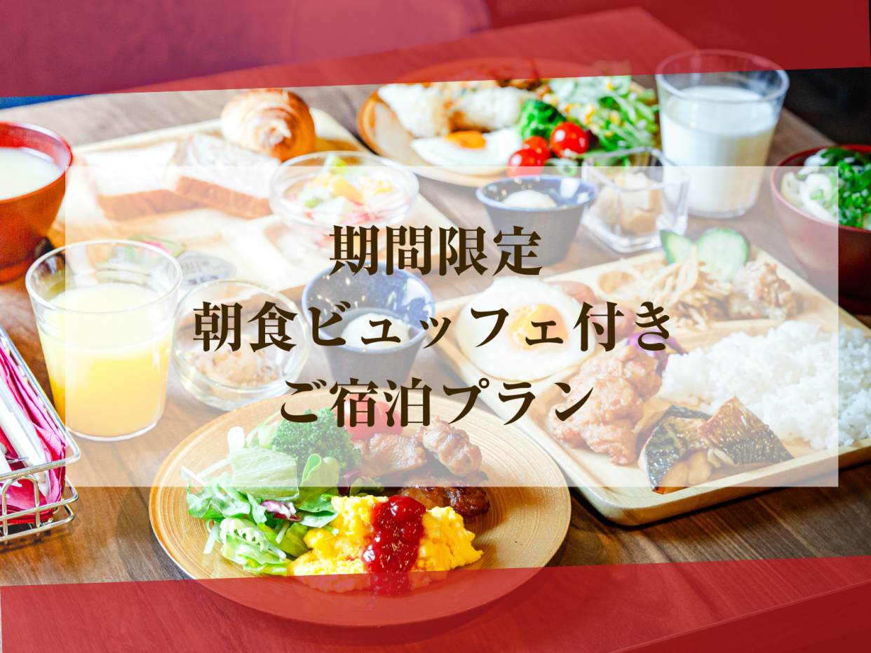 【バリアンタイプ】【期間限定】朝食ビュッフェ付宿泊スタンダードプラン（日～木│20時～）