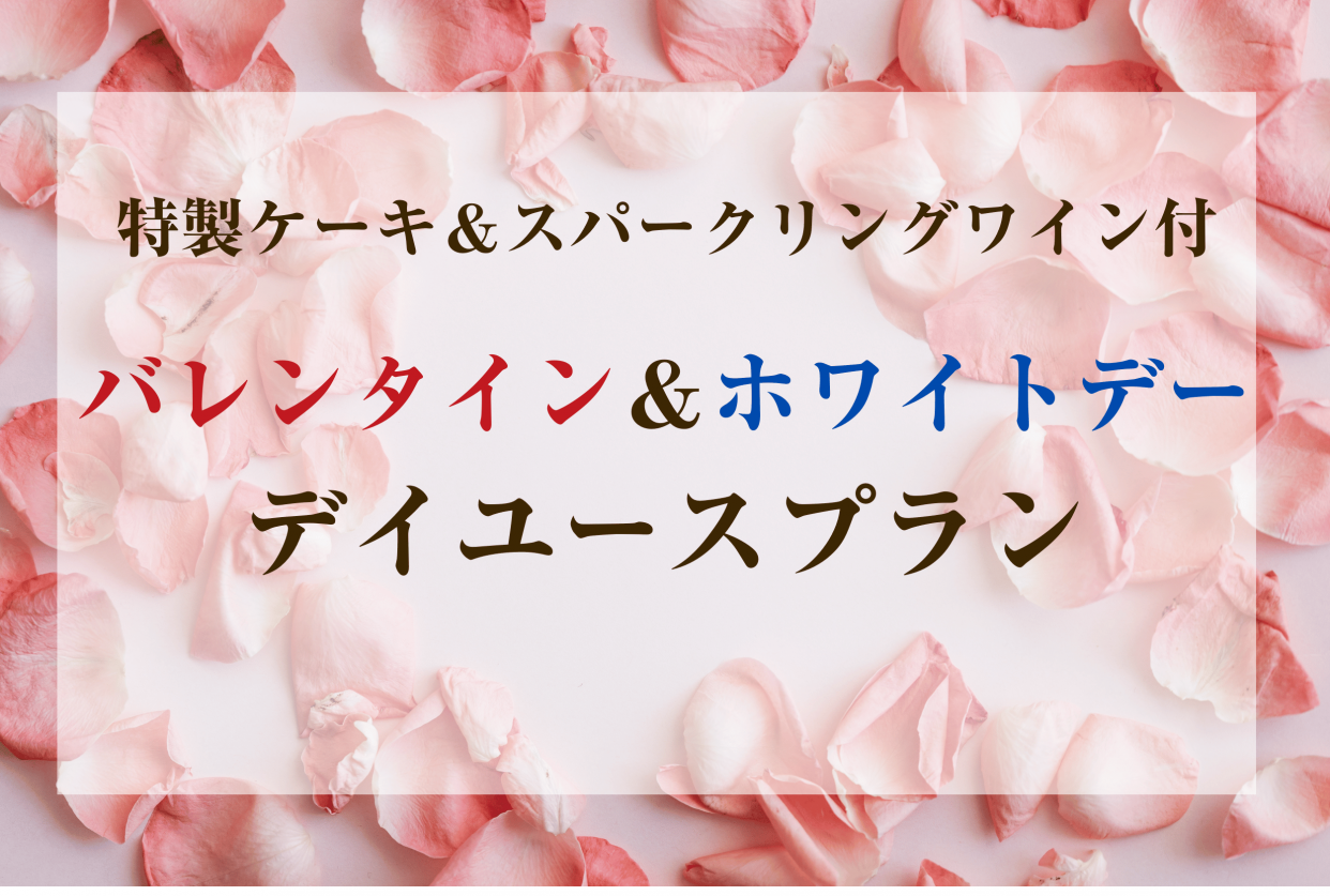 『豪華特典付き』バレンタイン＆ホワイトデーデイユースプラン/バリューBタイプ