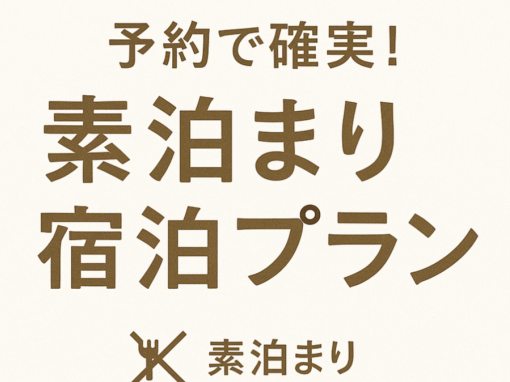 【当日予約可能】予約で宿泊！素泊まりプラン♪（土曜日）