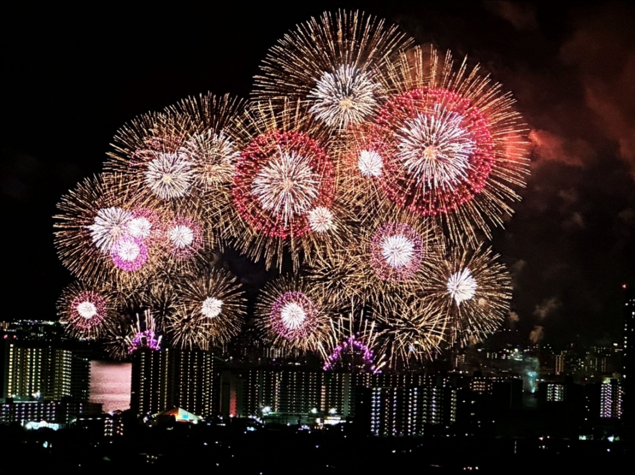 ～屋上から観覧！びわ湖花火大会カラオケルームご宿泊プラン～１泊２食付き！