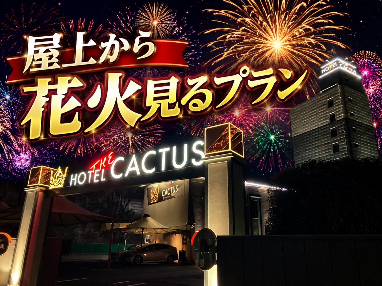 屋上から花火観覧プラン！7月25日限定2室！スイートルーム【喫煙ルーム】【春日井市民納涼まつり】