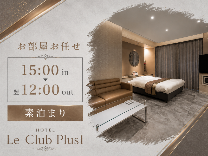 【リーズナブルにお泊り/お部屋お任せ】アーリーチェックインプラン／15:00in～翌12:00out＜素泊まり＞