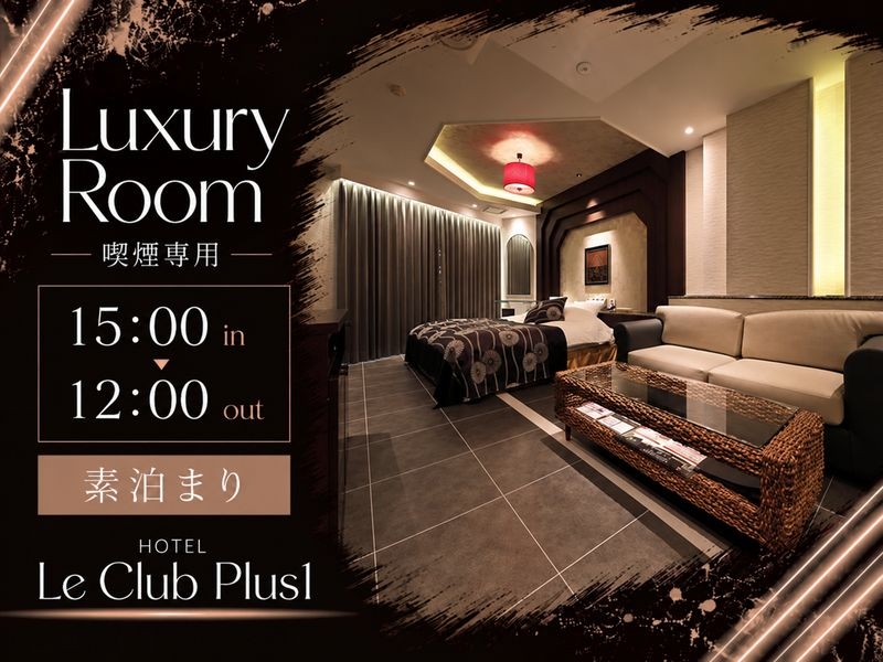 【LUXURY／喫煙専用】アーリーチェックインプラン／15:00in～翌12:00out＜素泊まり＞