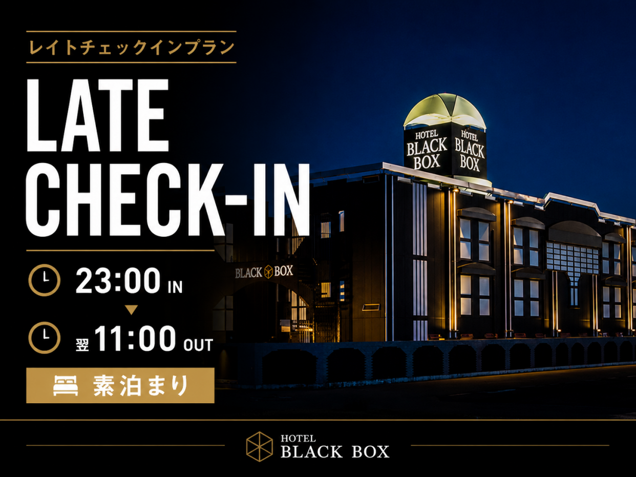 【リーズナブル】レイトチェックインプラン／23:00in～翌11:00out／STANDARD ROOM確約／素泊まり