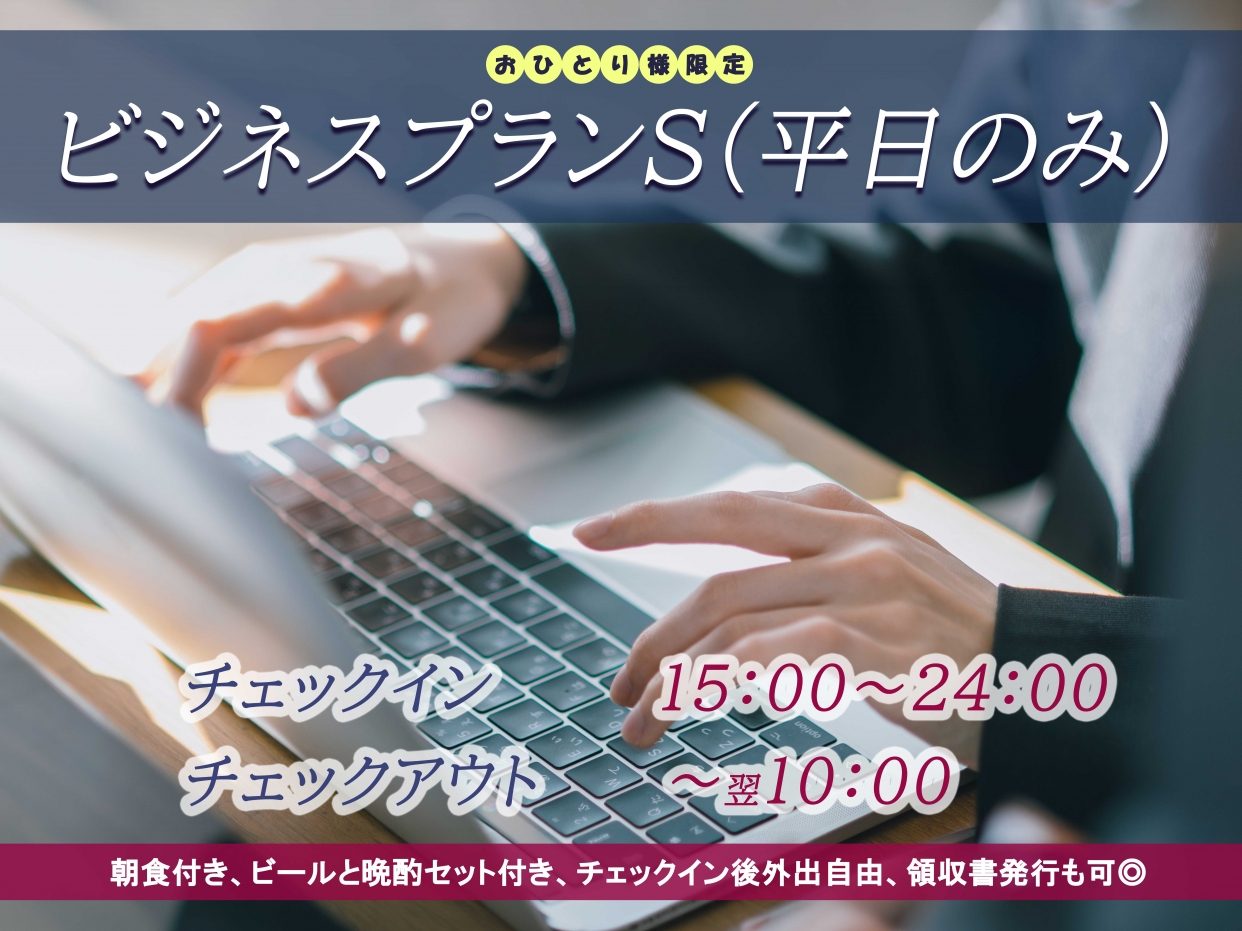 おひとり様限定★ビジネスプランS（平日）