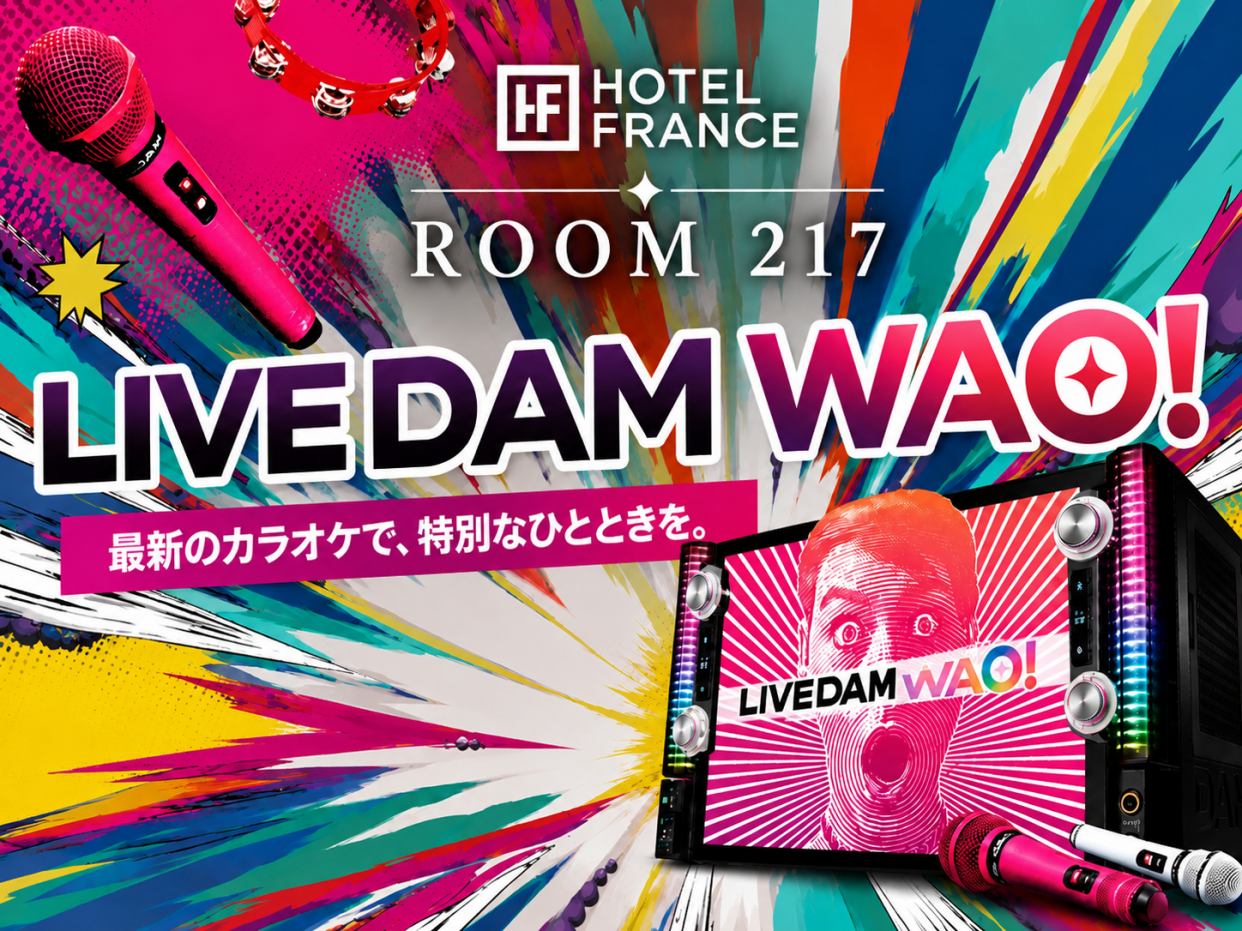 通信カラオケDAMルーム【TYPE S確約】ご宿泊プラン／15:00in～翌12:00out／素泊まり